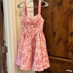 Darling Mable pink brocade party dress! New with tags.